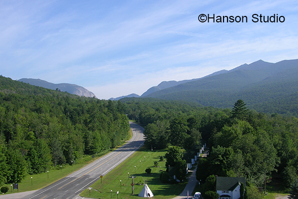 Franconia Notch, NH - The Notch from Indian Head - Summer